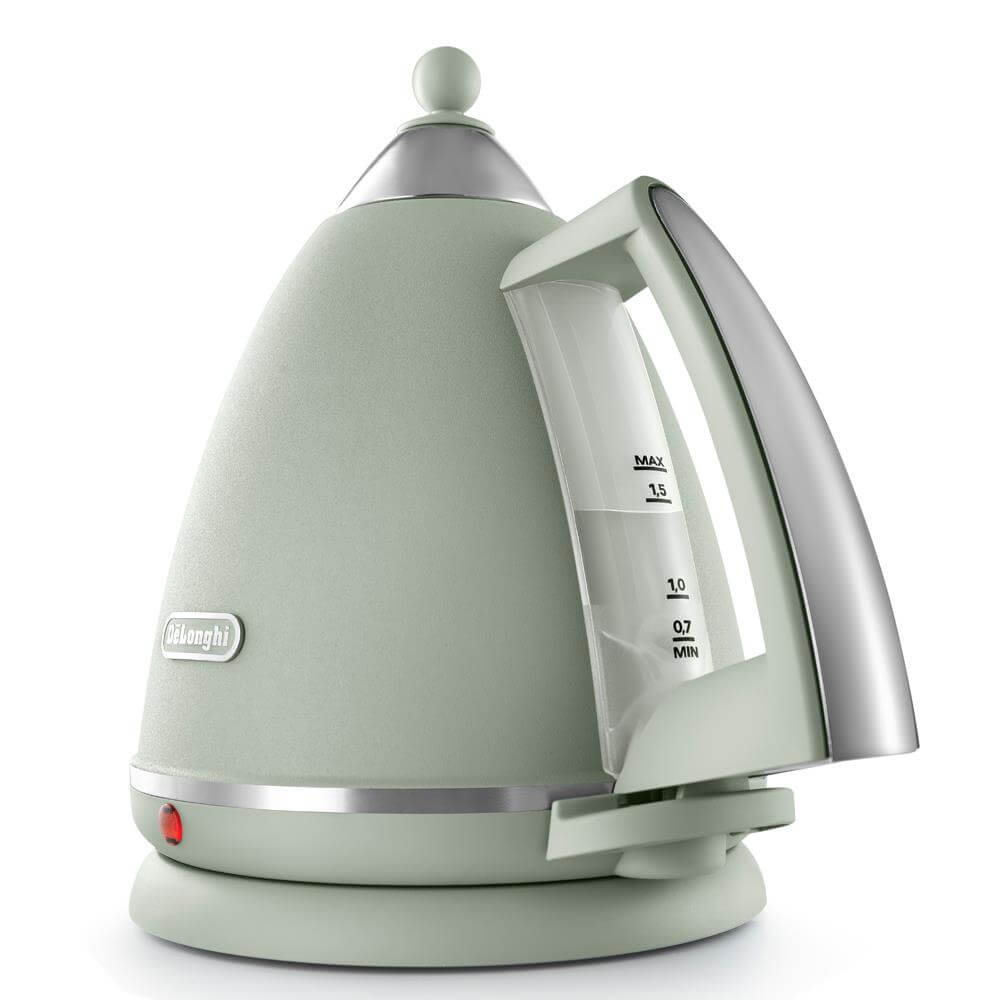 DeLonghi Argento Flora Green Kettle